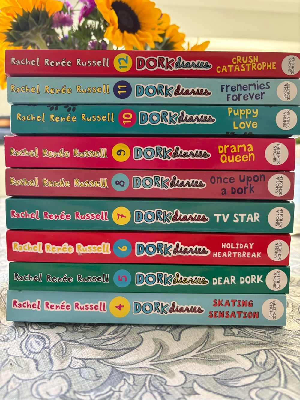 Rachel Renée Russell Dork Diaries Kids Book Set - Colorful Collection